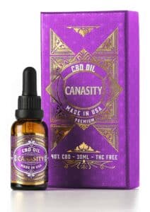 Canasity CBD Oil 40% — 4000 mg broad-spectrum, bottle and box