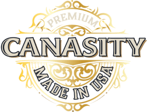 Canasity ornate gold emblem